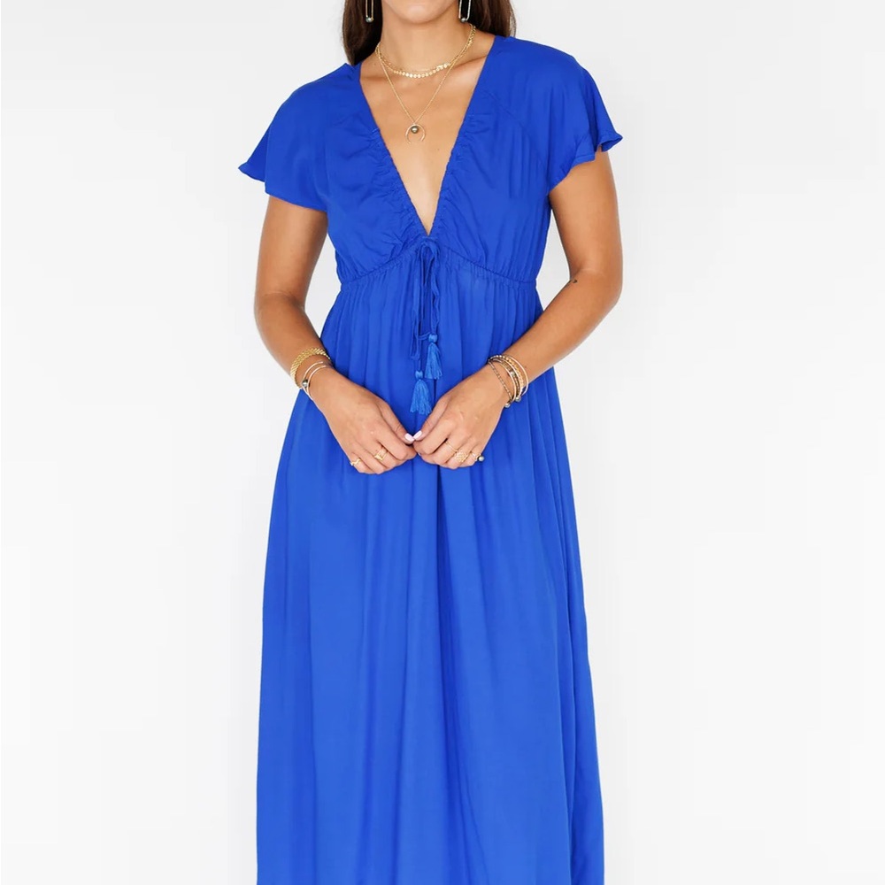 Keani Hawaii Leilani Maxi Dress in Sapphire